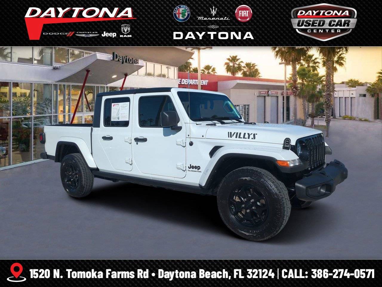 2021 Jeep Gladiator Willys Sport — Pickup Truck — 33,523 mi — Daytona Beach, FL