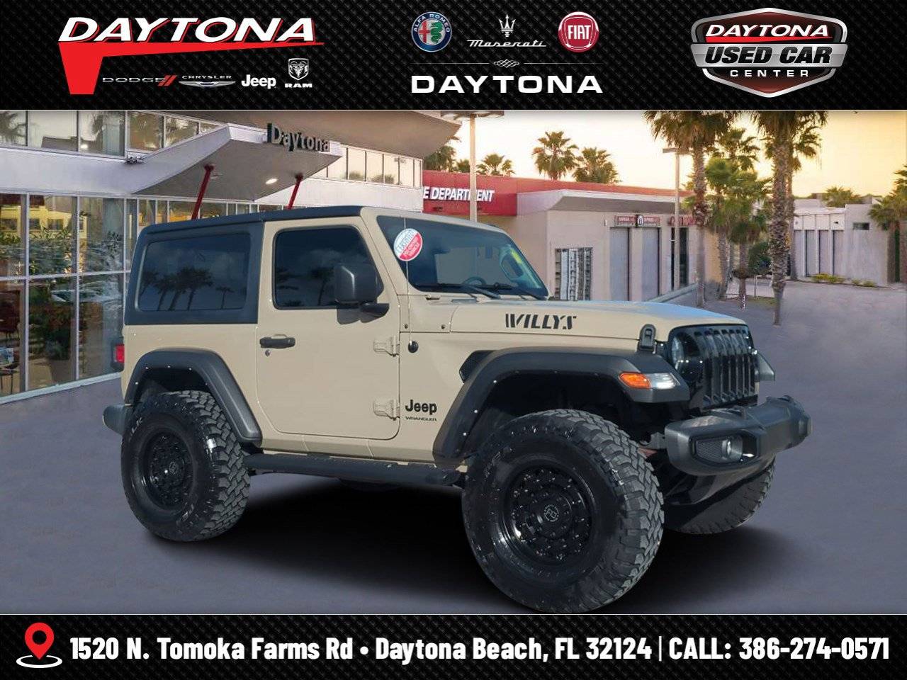 2022 Jeep Wrangler Willys — SUV — 14,317 mi — Daytona Beach, FL