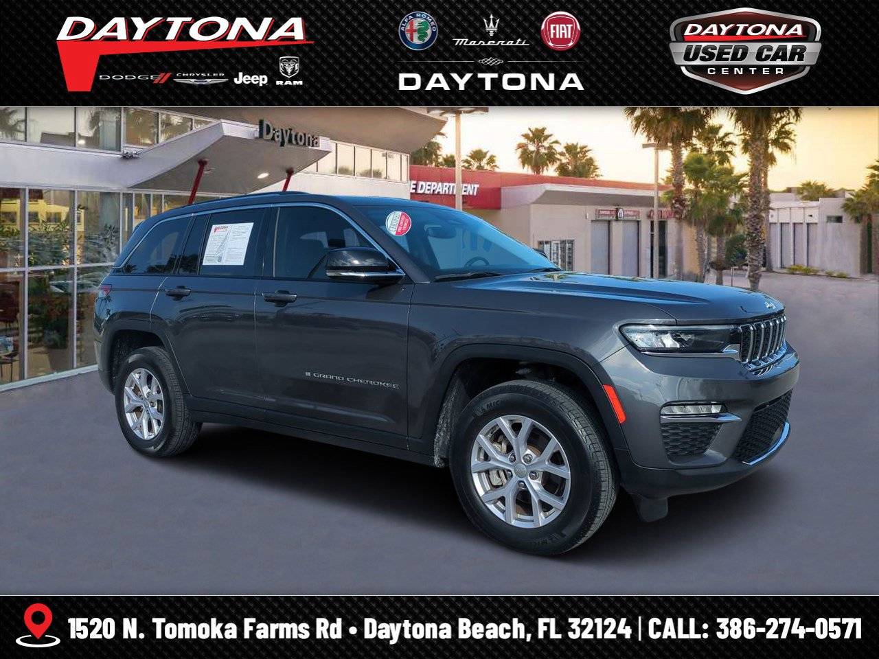2022 Jeep Grand Cherokee Limited — SUV — 11,288 mi — Daytona Beach, FL