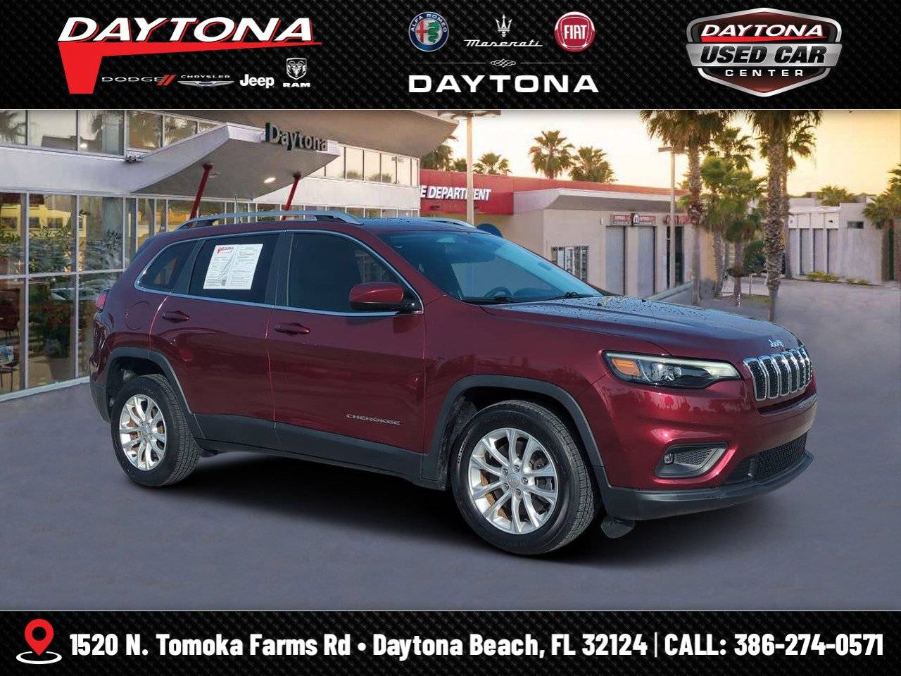 2019 Jeep Cherokee Latitude — SUV — 21,037 mi — Daytona Beach, FL