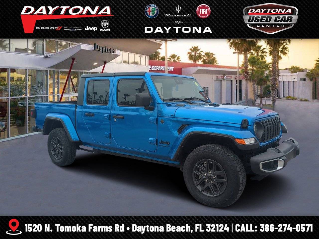 2024 Jeep Gladiator Sport S — Pickup Truck — 14,277 mi — Daytona Beach, FL