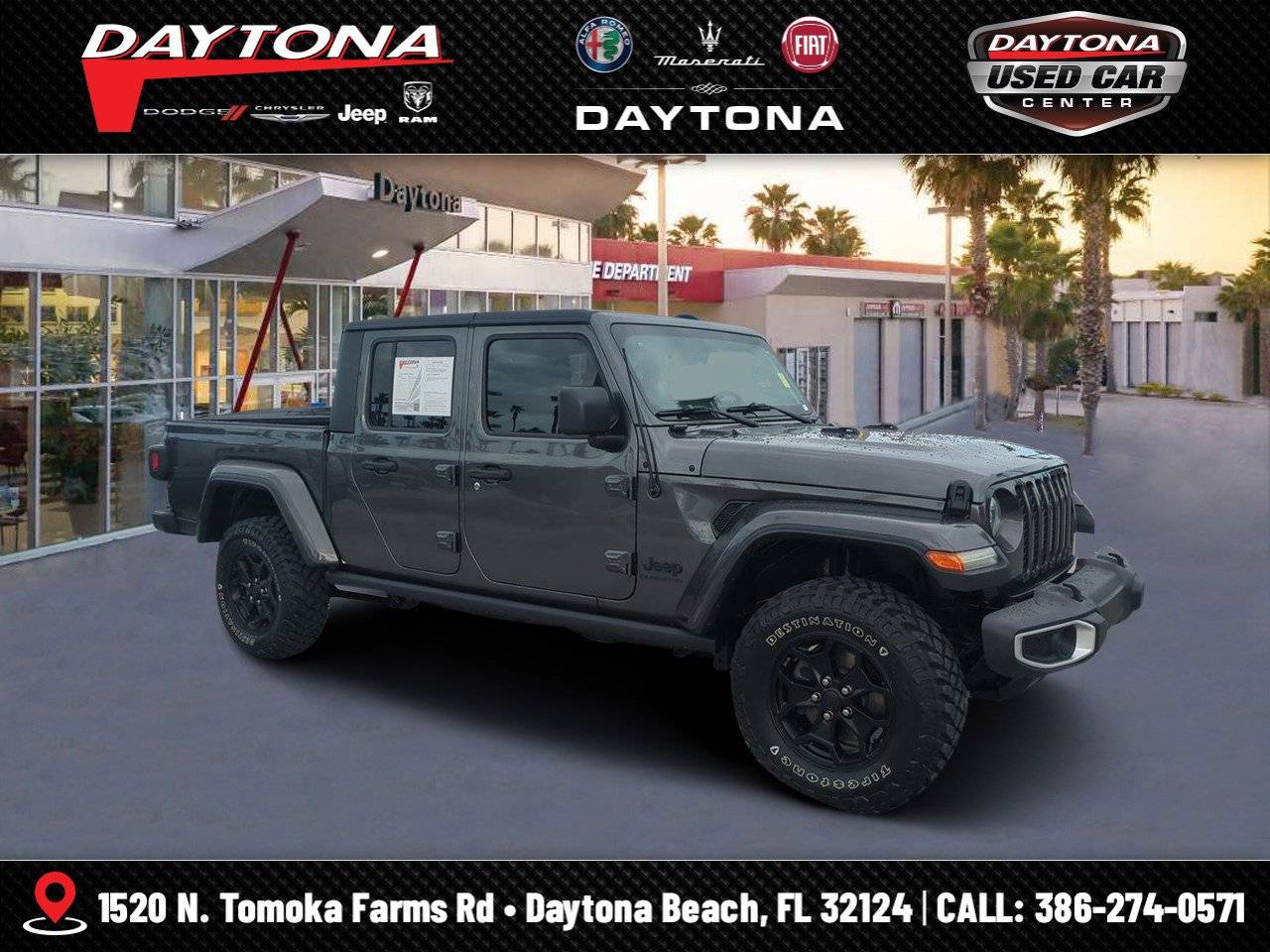 2022 Jeep Gladiator Sport S — Pickup Truck — 37,518 mi — Daytona Beach, FL