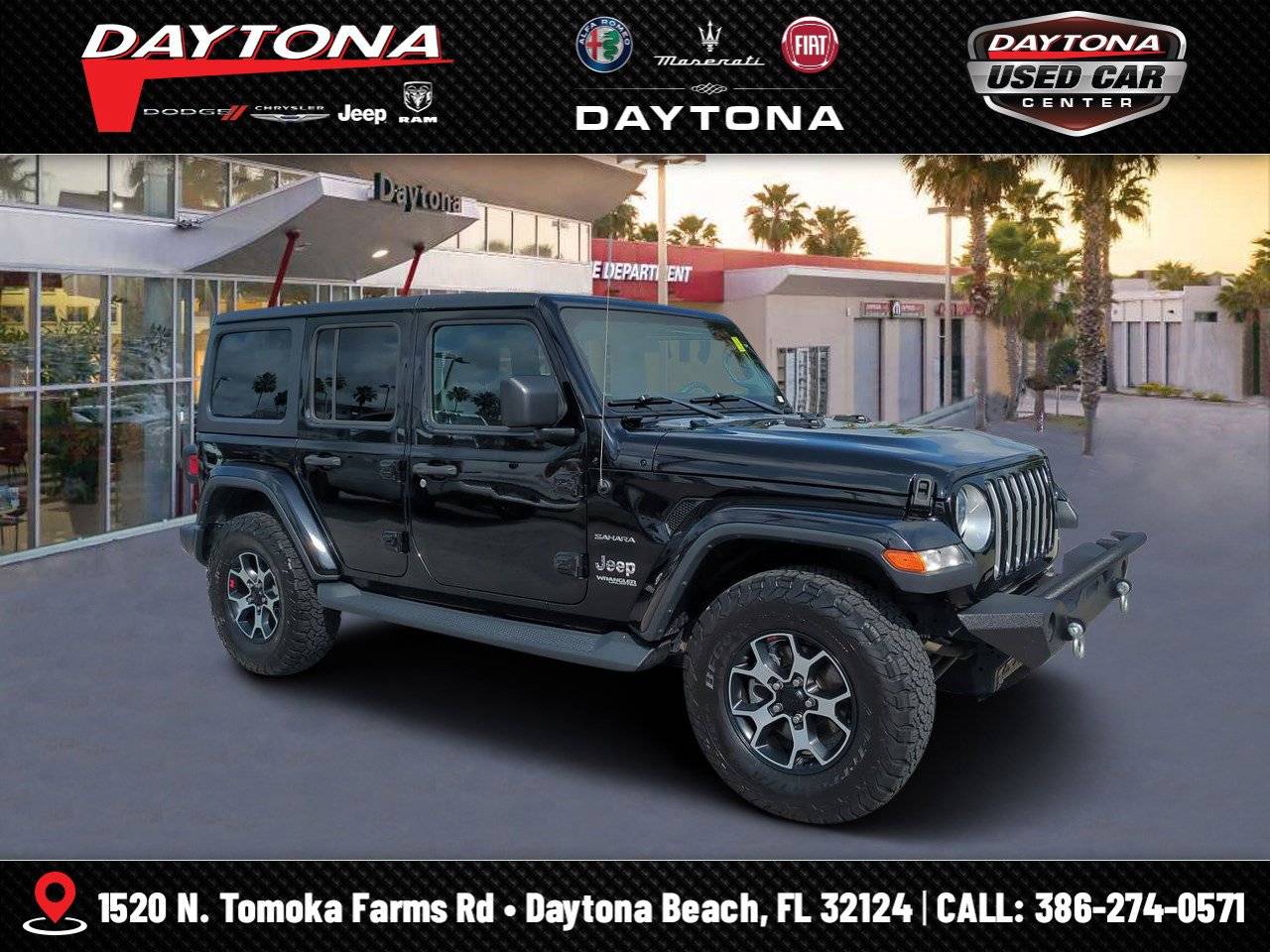 2018 Jeep Wrangler Sahara — SUV — 33,537 mi — Daytona Beach, FL