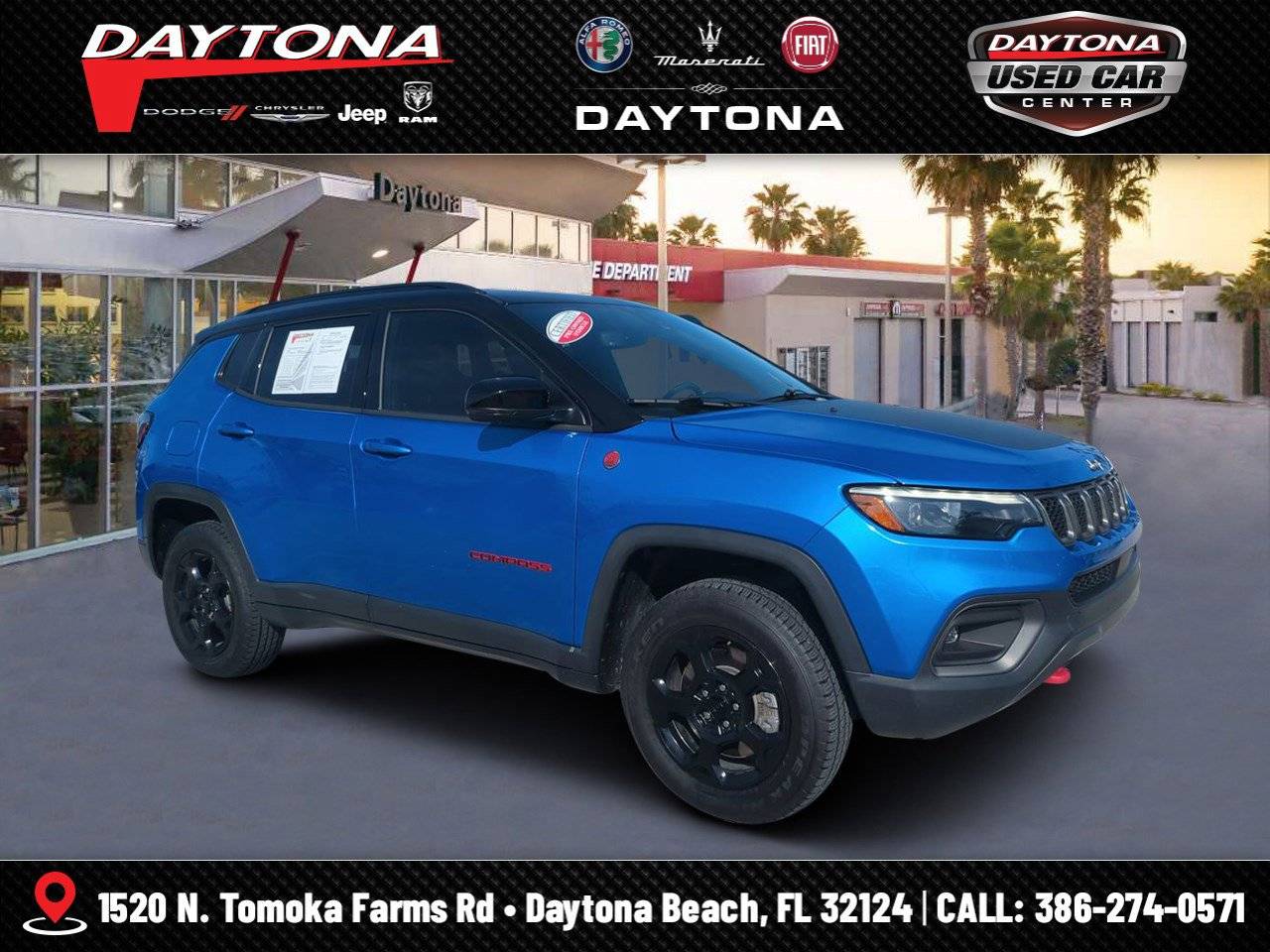 2023 Jeep Compass Trailhawk — SUV — 11,611 mi — Daytona Beach, FL