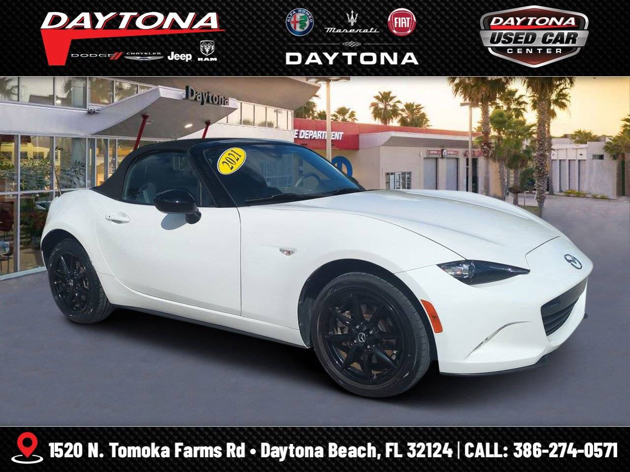2021 Mazda MX-5 Miata Sport — Convertible — 26,343 mi — Daytona Beach, FL