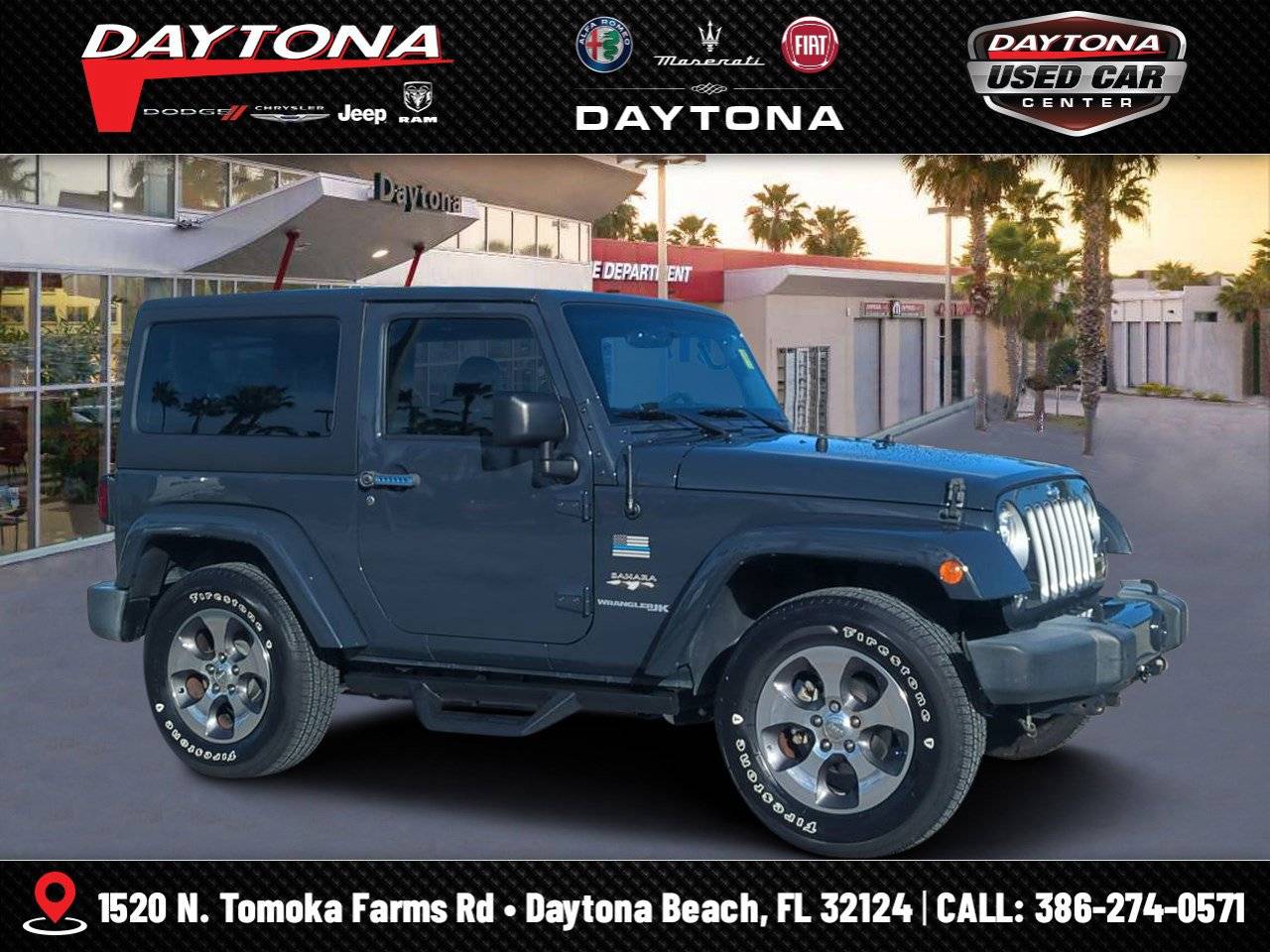 2018 Jeep Wrangler Sahara — SUV — 48,850 mi — Daytona Beach, FL