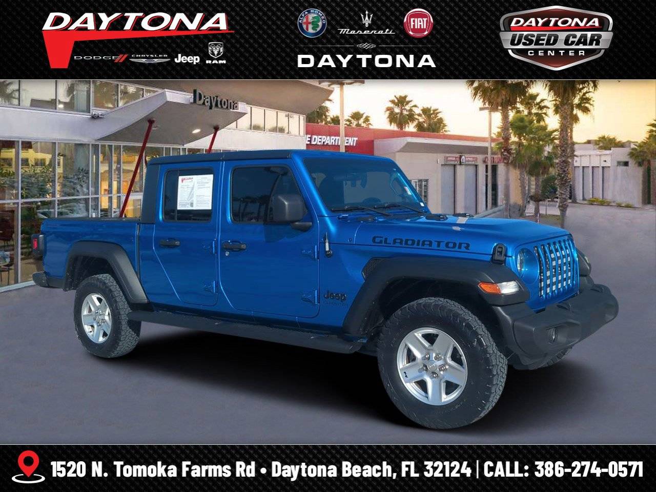 2020 Jeep Gladiator Sport S — Pickup Truck — 99,404 mi — Daytona Beach, FL