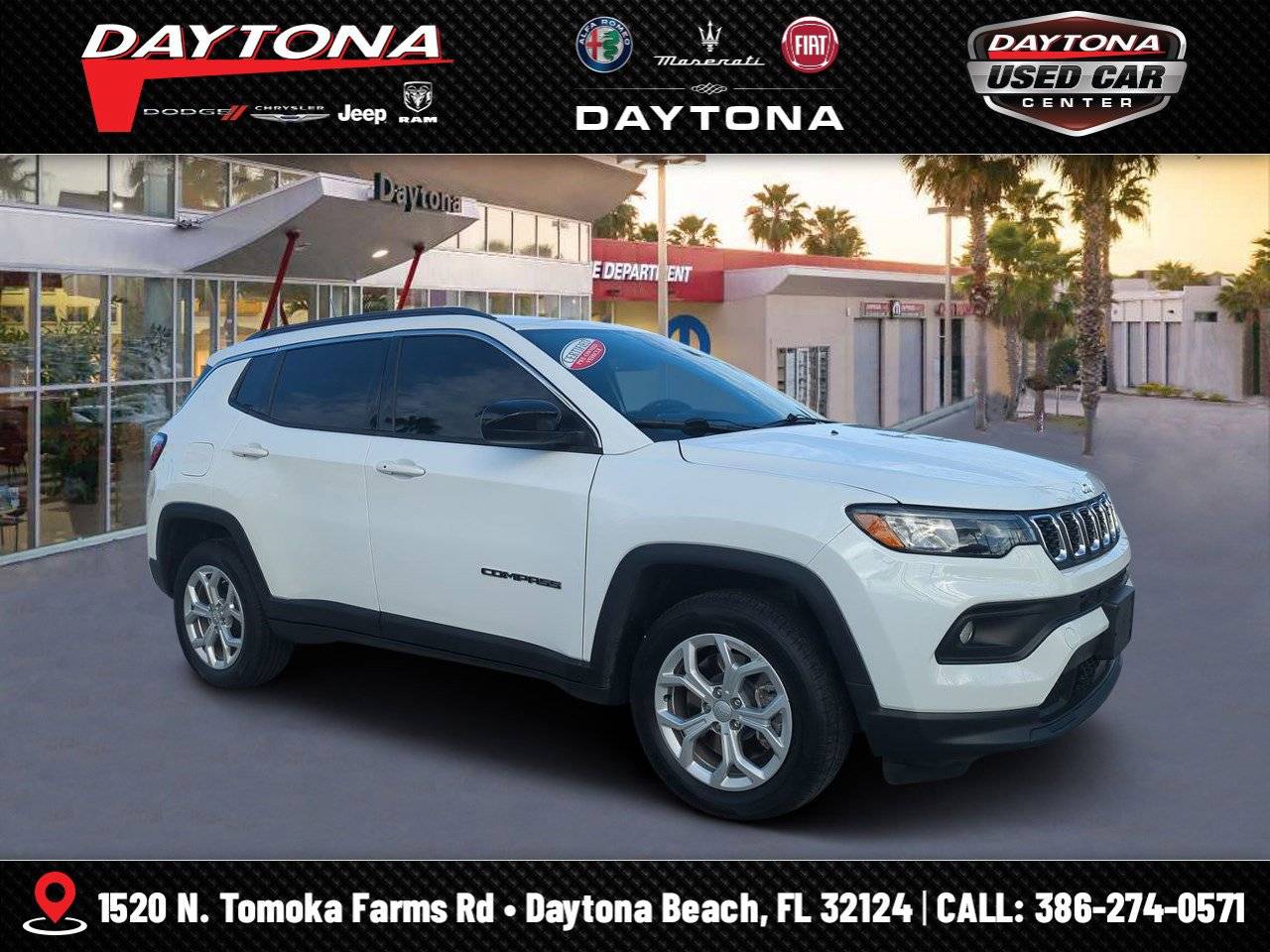 2024 Jeep Compass Latitude — SUV — 6,385 mi — Daytona Beach, FL