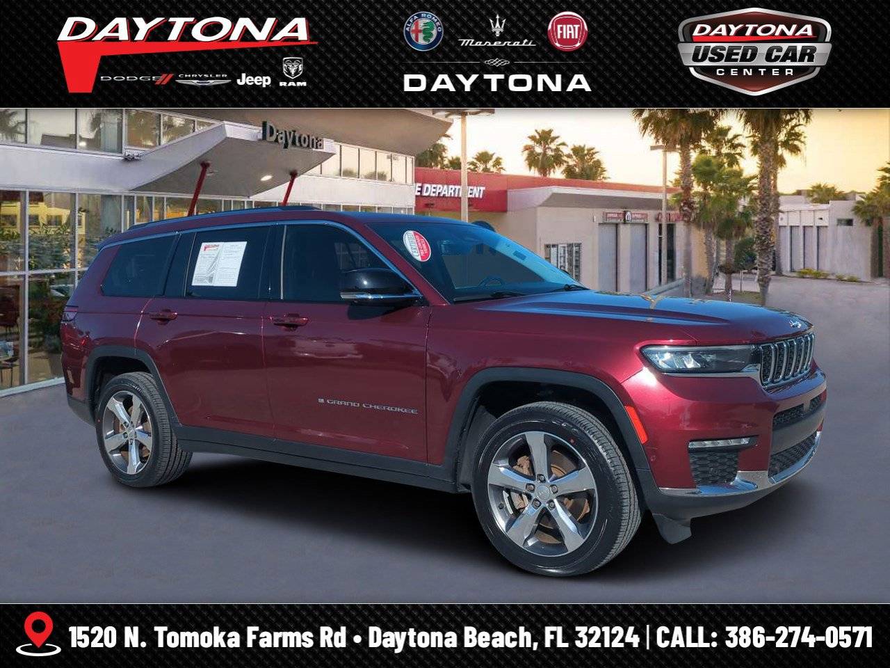2021 Jeep Grand Cherokee Limited — SUV — 78,066 mi — Daytona Beach, FL