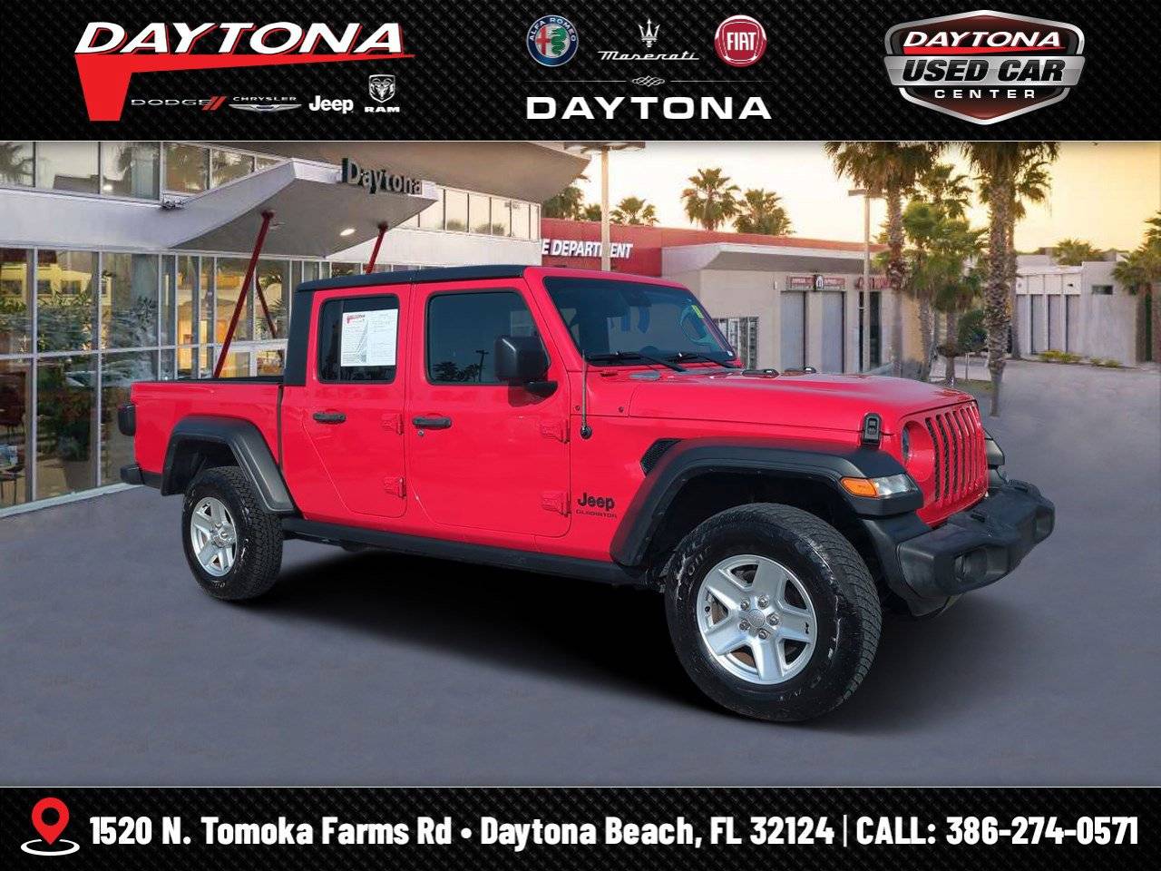 2020 Jeep Gladiator Sport S — Pickup Truck — 32,917 mi — Daytona Beach, FL