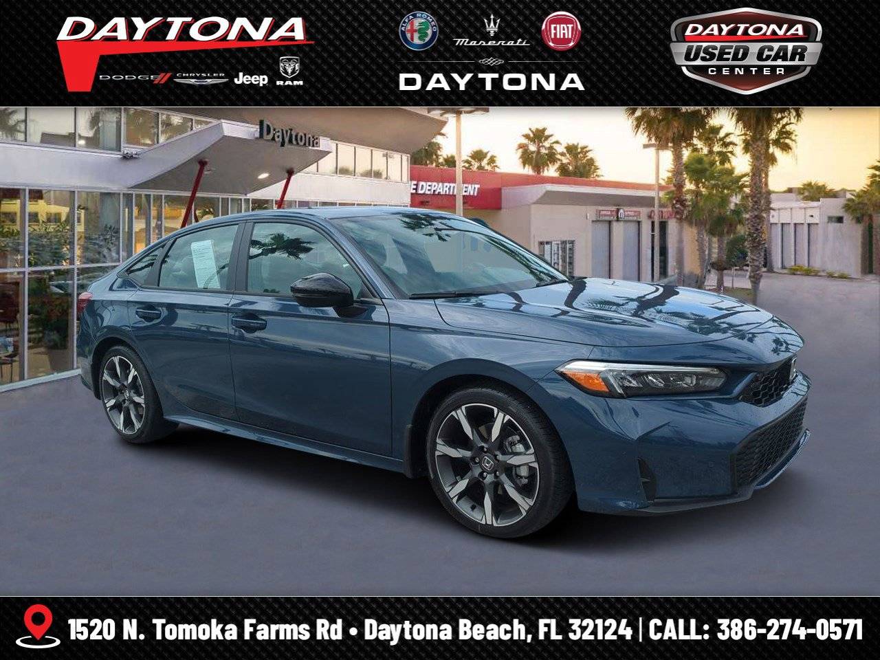 2025 Honda Civic Hybrid Sport Touring — Sedan — 239 mi — Daytona Beach, FL