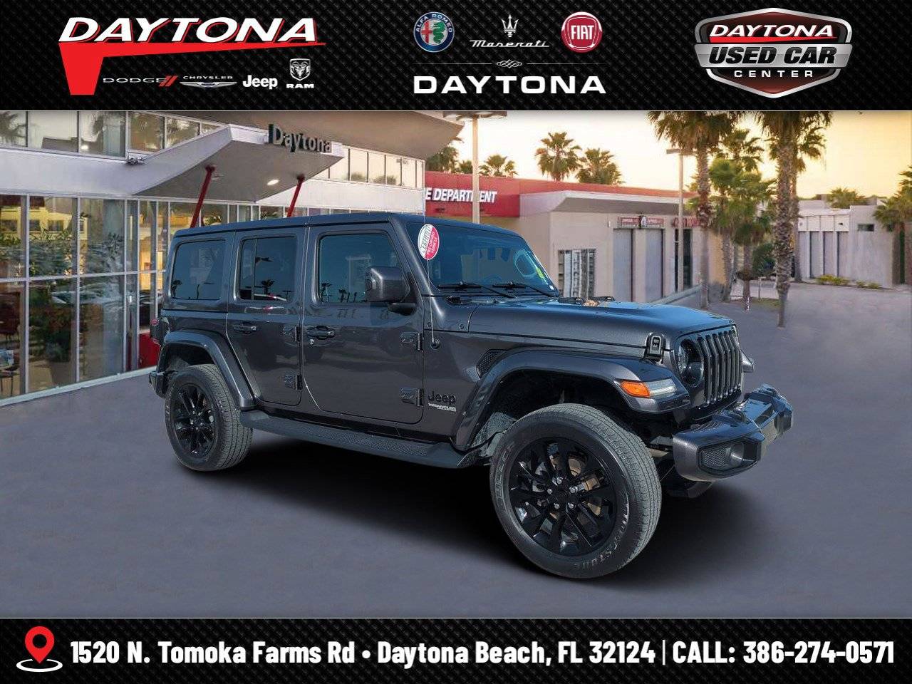 2021 Jeep Wrangler Sahara High Altitude — SUV — 38,865 mi — Daytona Beach, FL