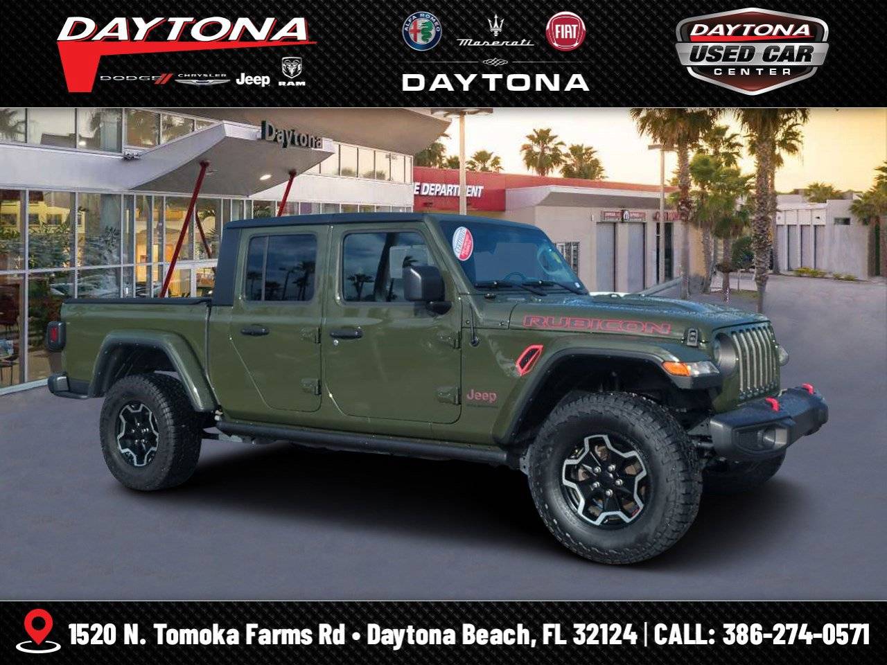 2023 Jeep Gladiator Rubicon — Pickup Truck — 11,556 mi — Daytona Beach, FL