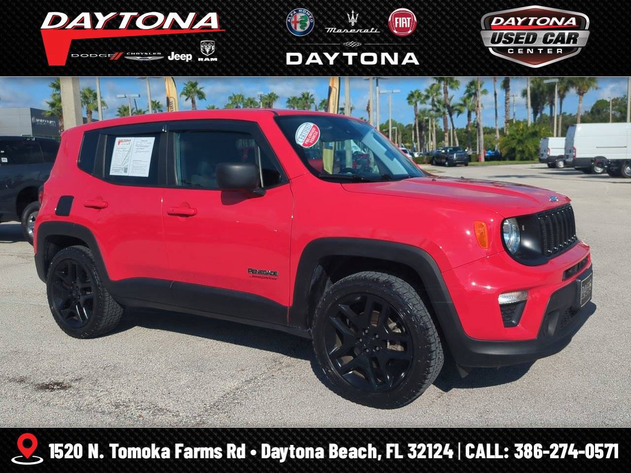 2021 Jeep Renegade Jeepster — SUV — 57,591 mi — Daytona Beach, FL