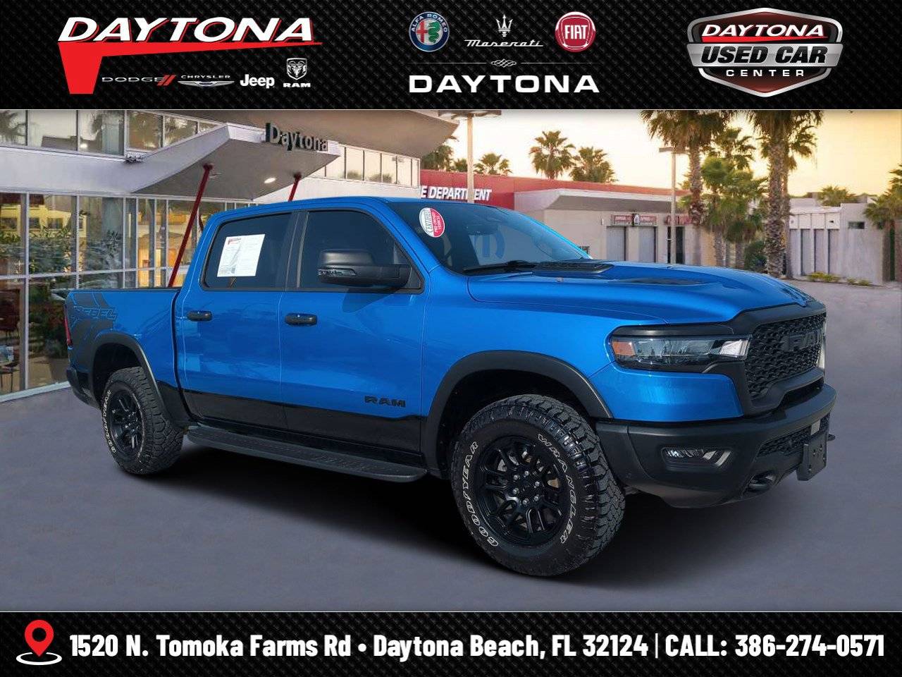2025 Ram 1500 Rebel — Pickup Truck — 5,126 mi — Daytona Beach, FL