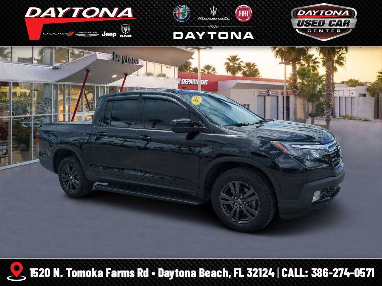 2019 Honda Ridgeline Sport — Pickup Truck — 38,593 mi — Daytona Beach, FL