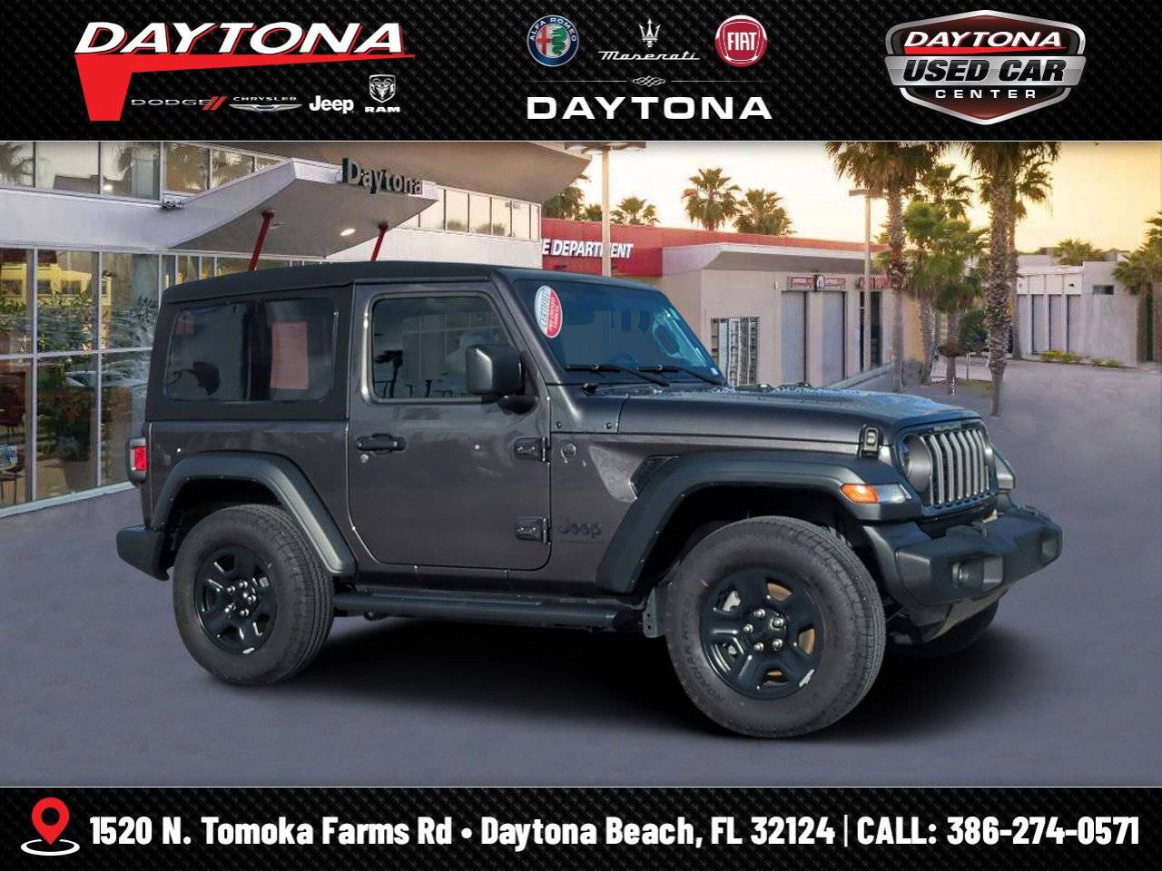 2024 Jeep Wrangler Sport — SUV — 2,900 mi — Daytona Beach, FL