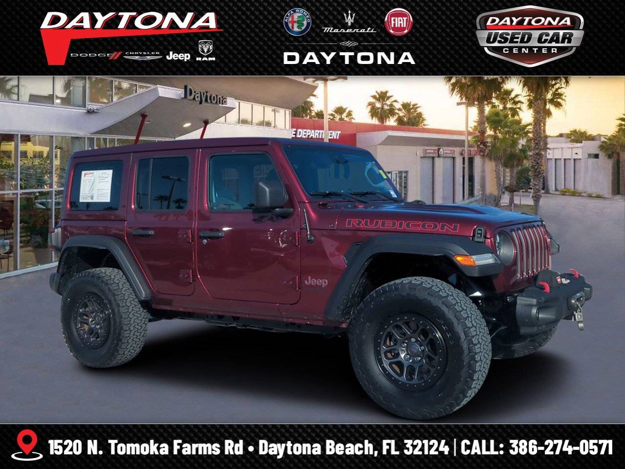 2022 Jeep Wrangler Rubicon — SUV — 24,416 mi — Daytona Beach, FL