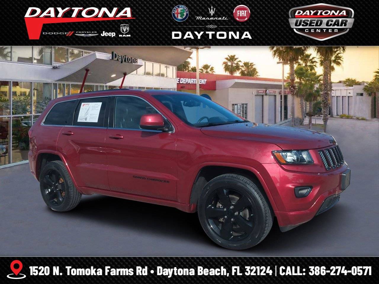 2015 Jeep Grand Cherokee Altitude — SUV — 58,204 mi — Daytona Beach, FL