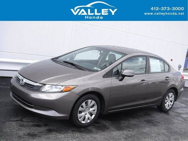 2012 Honda Civic LX — Sedan — 112,000 mi — Monroeville, PA