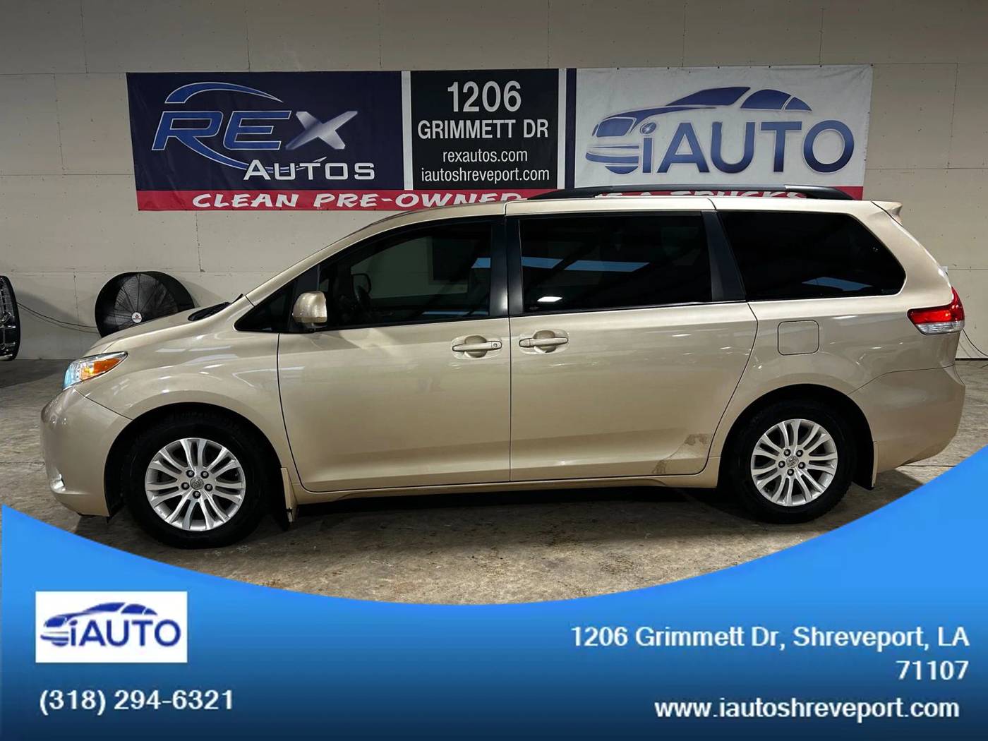 2011 Toyota Sienna XLE — Minivan — 166,257 mi — Shreveport, LA