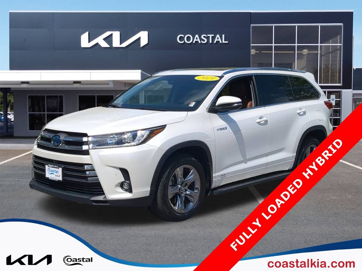 2019 Toyota Highlander Hybrid Limited Platinum — SUV — 74,838 mi — Wilmington, NC