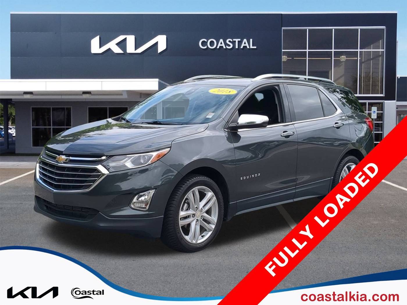 2018 Chevrolet Equinox Premier — SUV — 70,925 mi — Wilmington, NC
