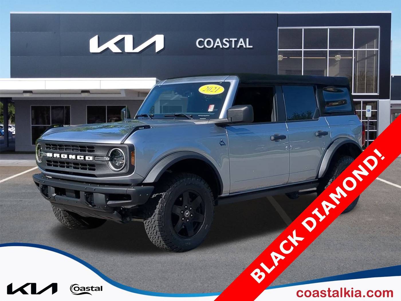 2021 Ford Bronco Black Diamond — SUV — 25,090 mi — Wilmington, NC