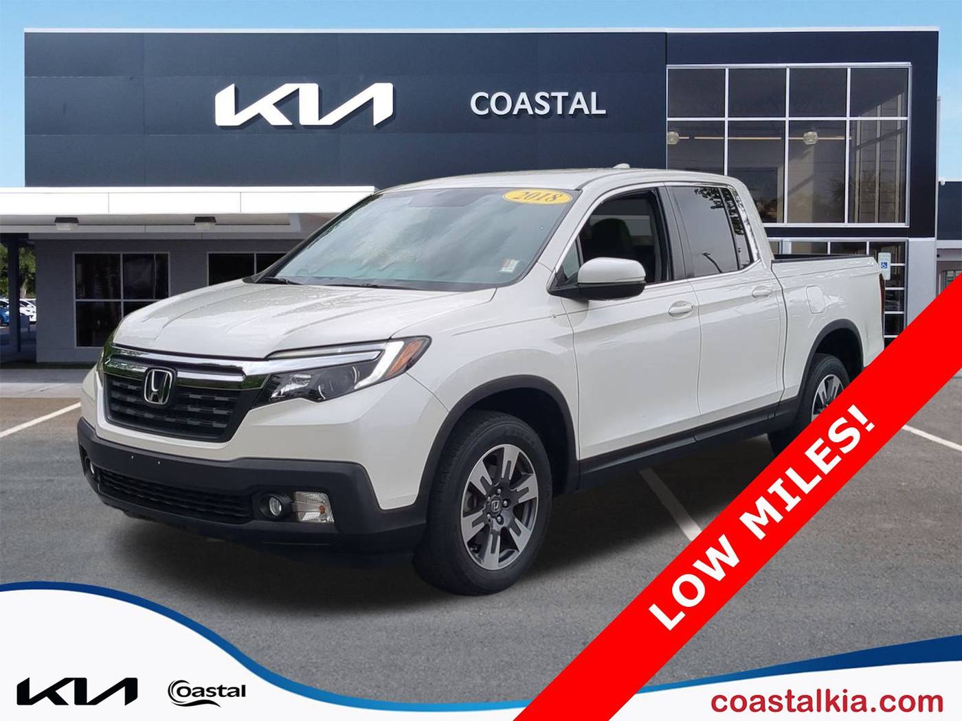 2018 Honda Ridgeline RTL-T — Pickup Truck — 47,630 mi — Wilmington, NC