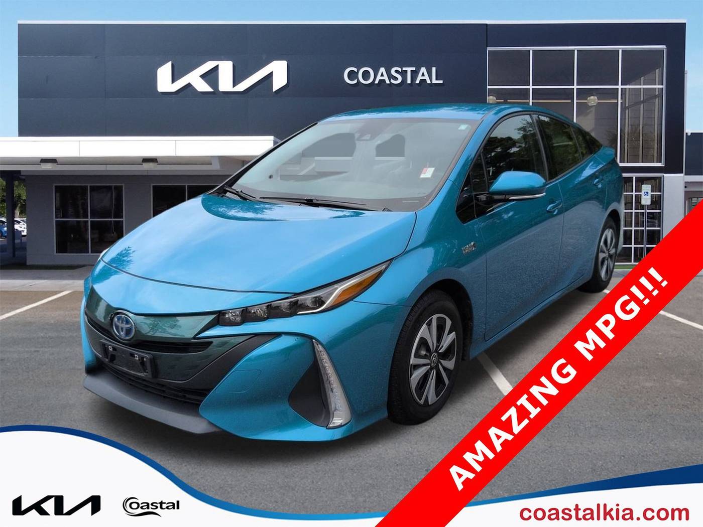 2017 Toyota Prius Prime Premium — Hatchback — 91,175 mi — Wilmington, NC