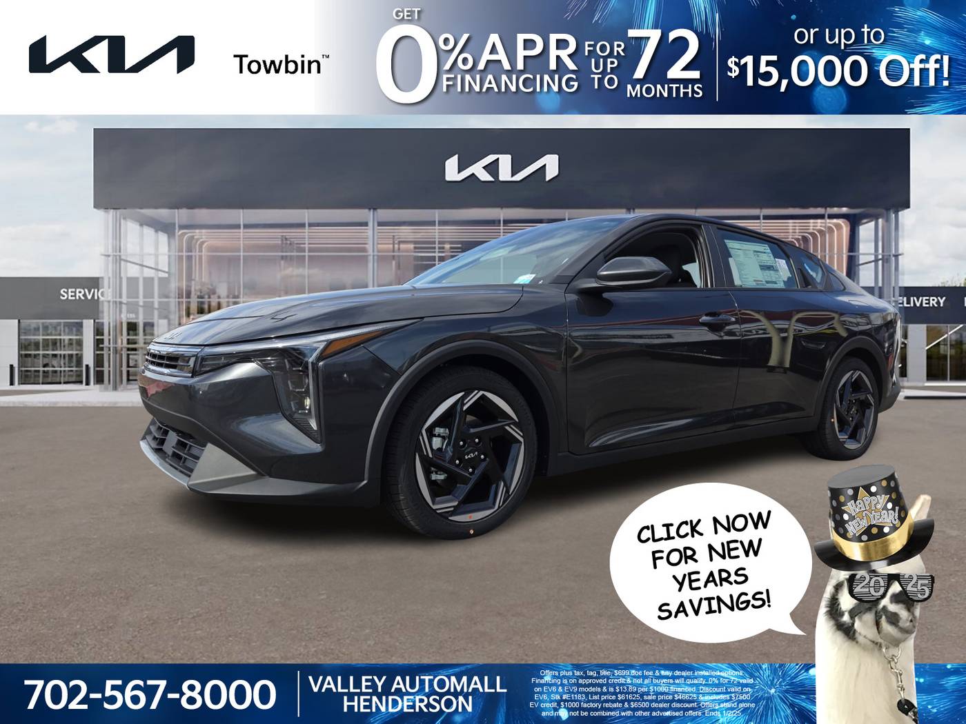 2025 Kia K4 EX — Sedan — 3,250 mi — Henderson, NV