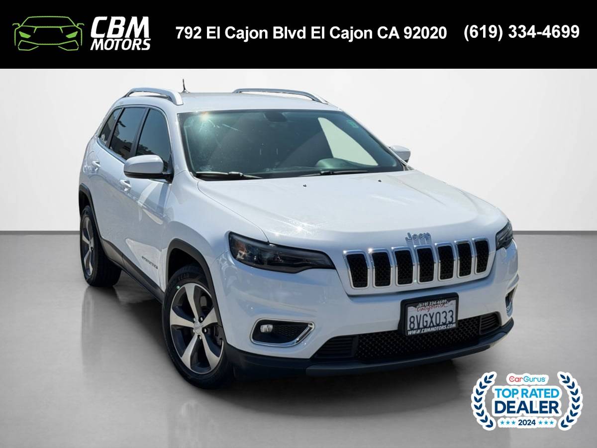 2020 Jeep Cherokee Limited — SUV — 89,118 mi — El Cajon, CA