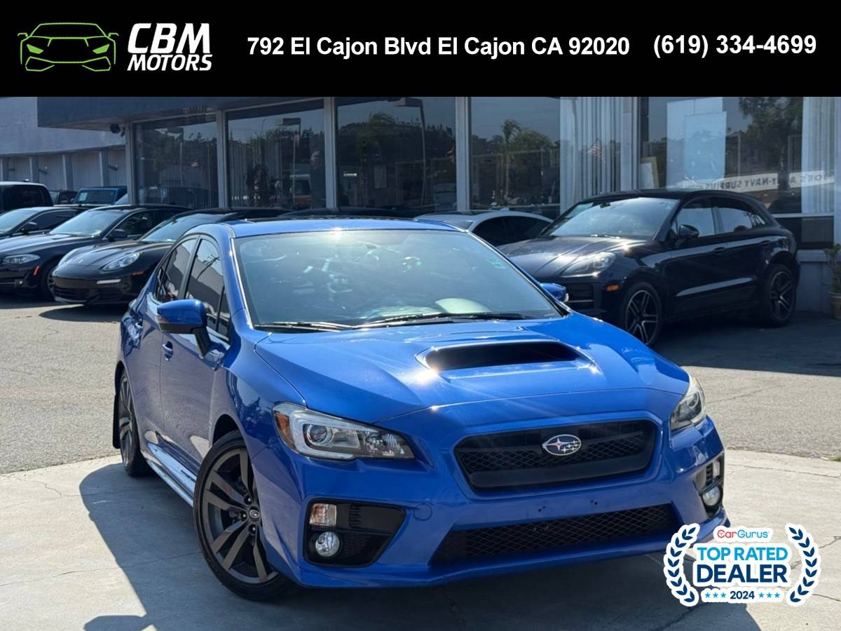2017 Subaru WRX Limited — Sedan — 62,486 mi — El Cajon, CA