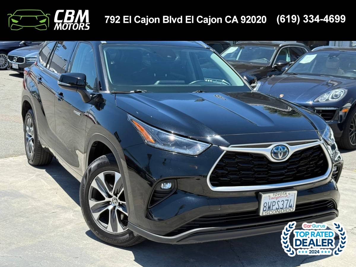 2021 Toyota Highlander Hybrid XLE — SUV — 76,690 mi — El Cajon, CA