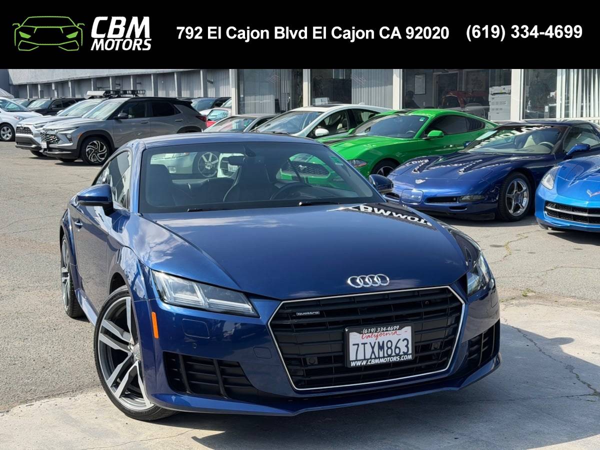 2016 Audi TT 2.0T — Coupe — 60,474 mi — El Cajon, CA