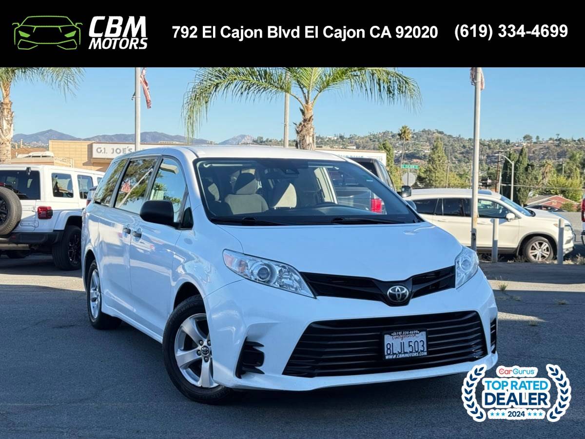 2019 Toyota Sienna L — Minivan — 99,689 mi — El Cajon, CA
