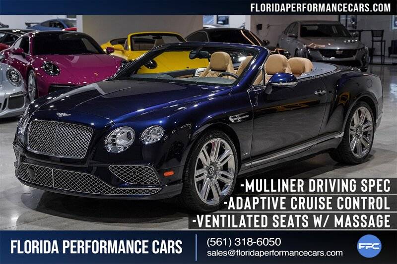 2016 Bentley Continental GT W12 — Convertible — 6,990 mi — Rivera Beach, FL