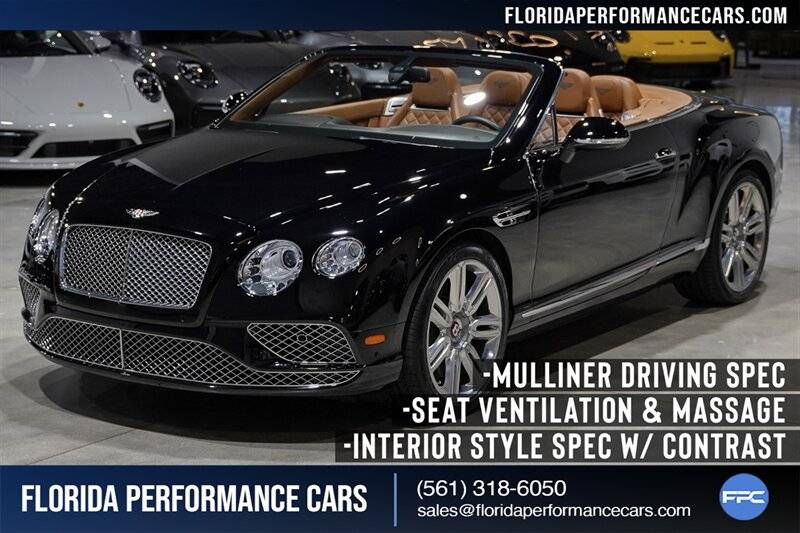 2016 Bentley Continental GT V8 — Convertible — 23,508 mi — Rivera Beach, FL