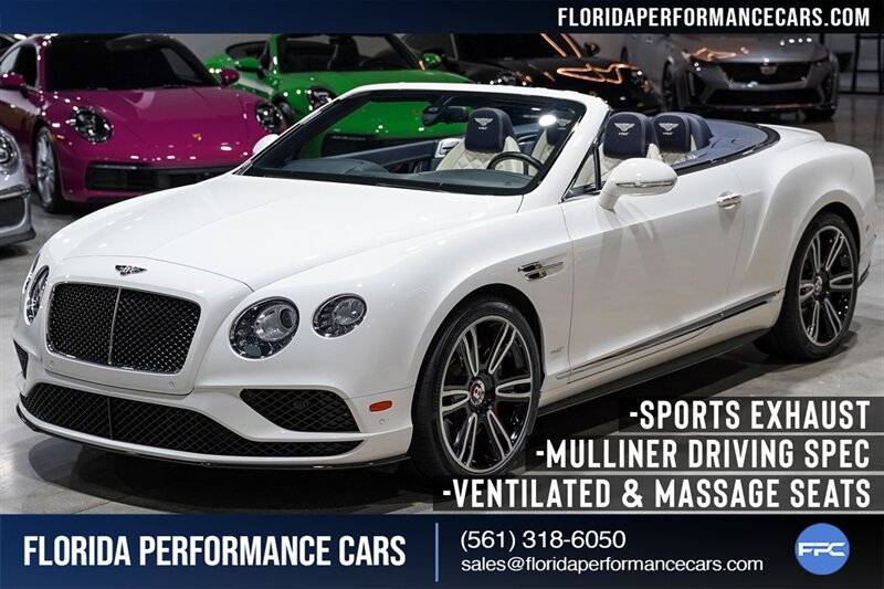 2017 Bentley Continental GT V8 S — Convertible — 30,648 mi — Rivera Beach, FL