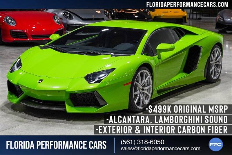 2016 Lamborghini Aventador LP 700-4 — Coupe — 11,473 mi — Rivera Beach, FL