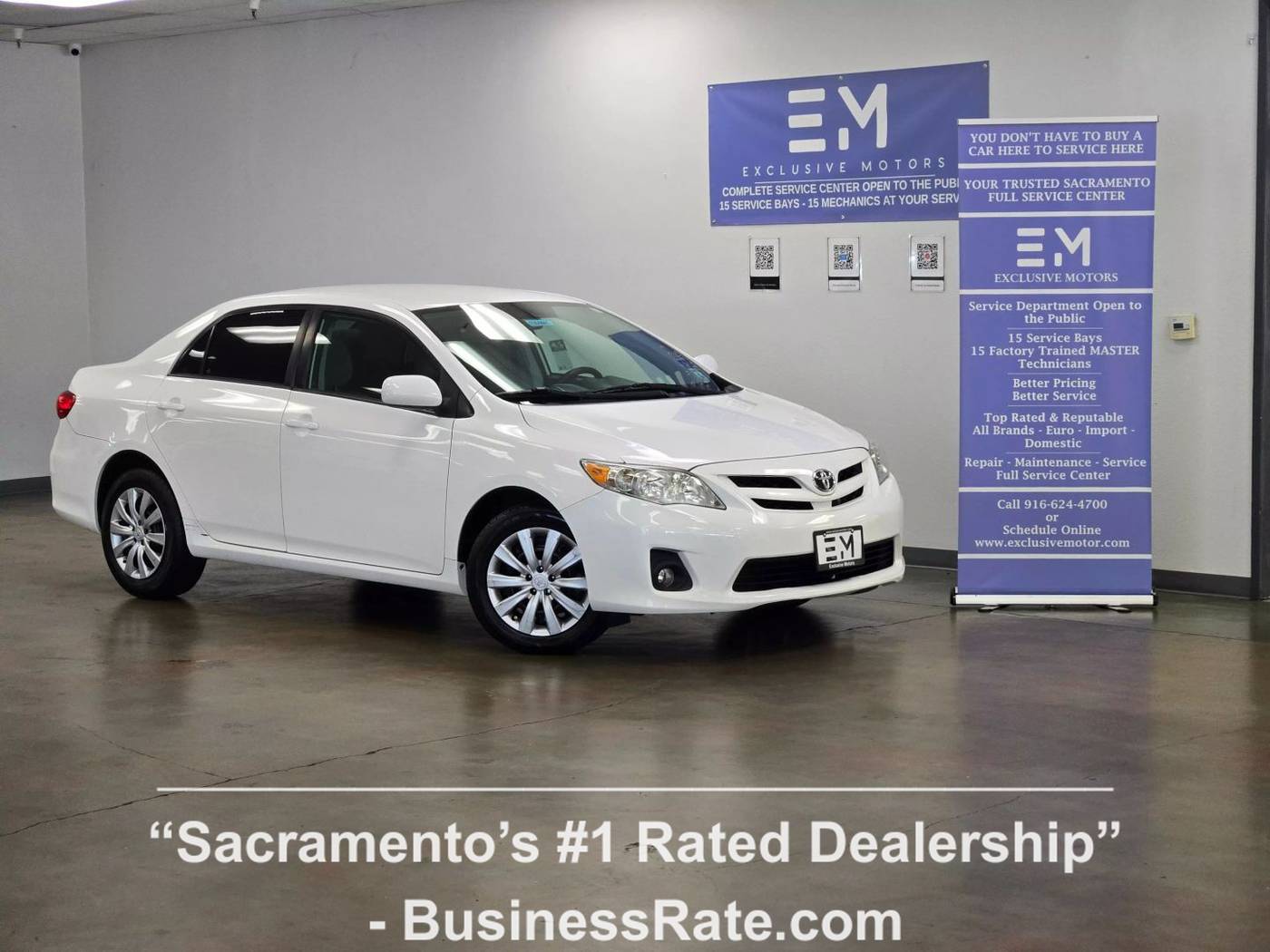 2012 Toyota Corolla LE — Sedan — 128,874 mi — Sacramento, CA