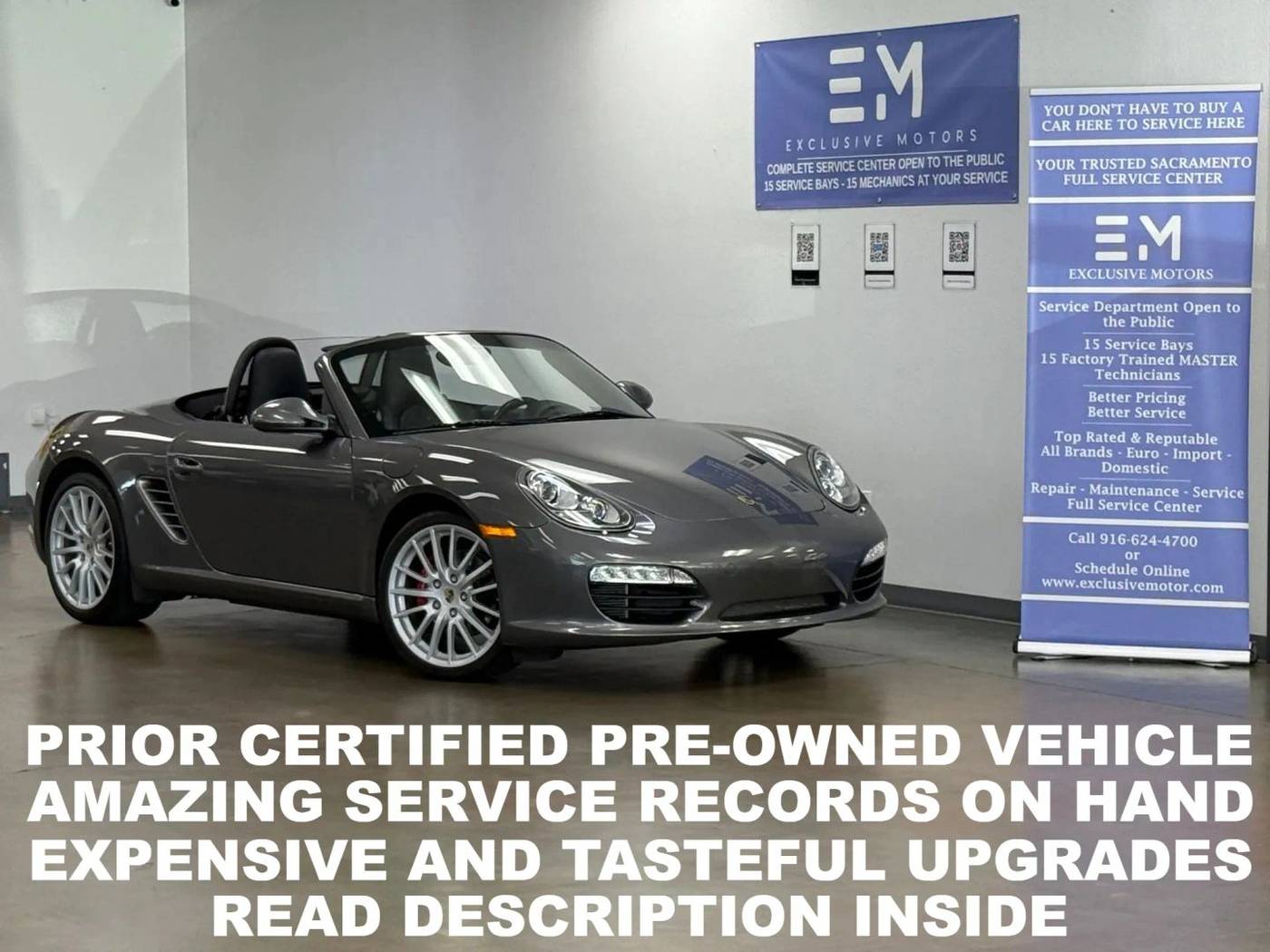 2012 Porsche Boxster S — Convertible — 31,920 mi — Sacramento, CA