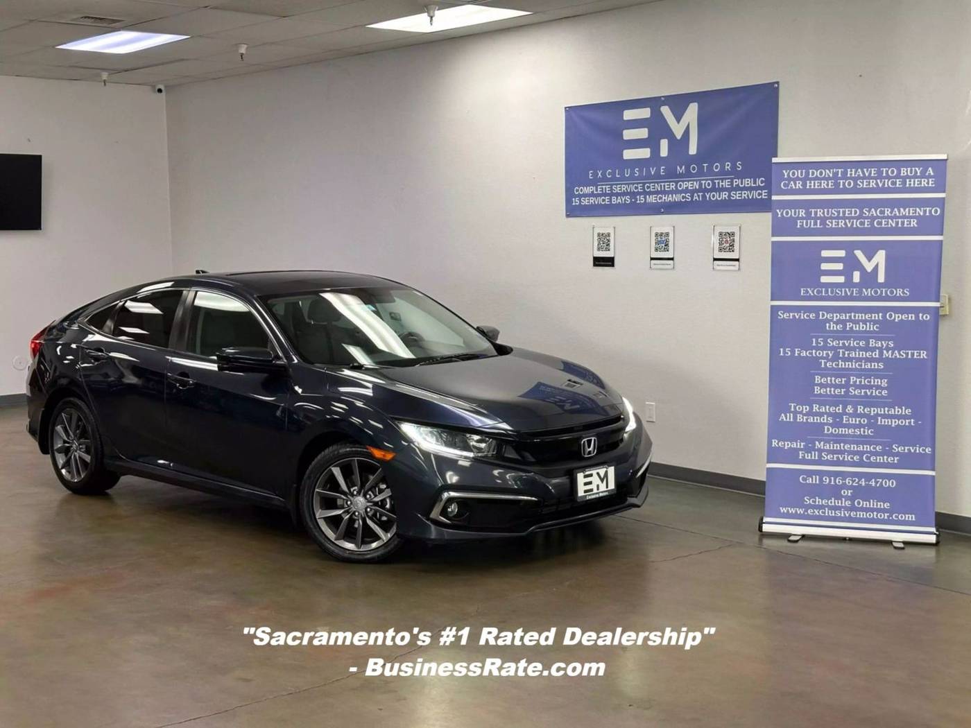 2020 Honda Civic EX-L — Sedan — 61,441 mi — Sacramento, CA