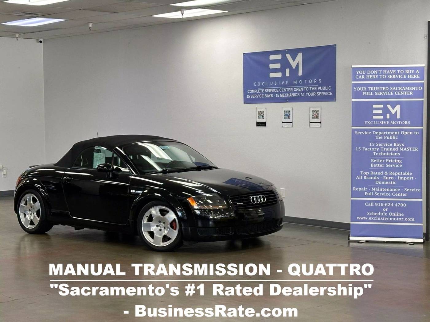 2001 Audi TT 1.8T — Convertible — 99,575 mi — Sacramento, CA