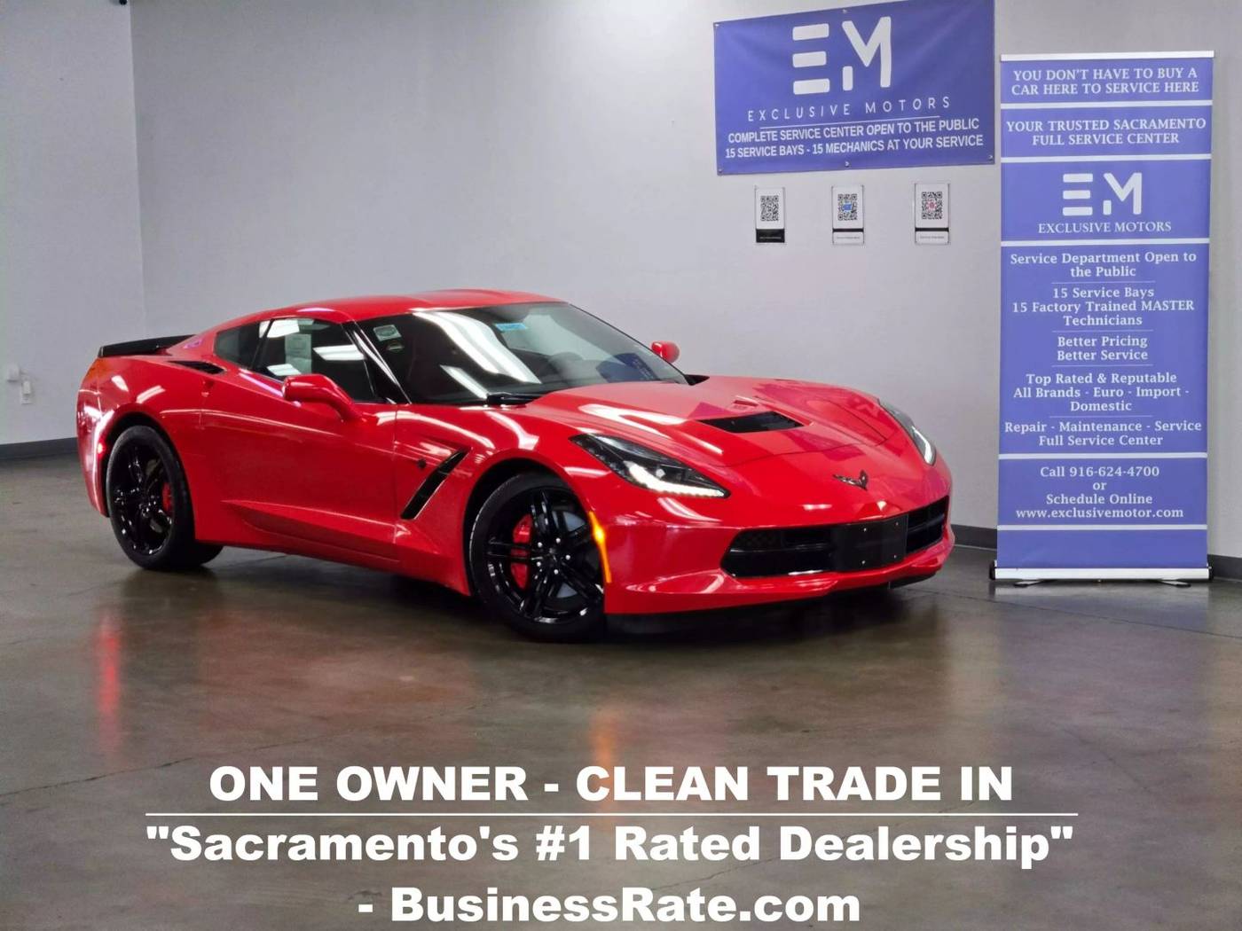 2016 Chevrolet Corvette 1LT — Coupe — 27,135 mi — Sacramento, CA