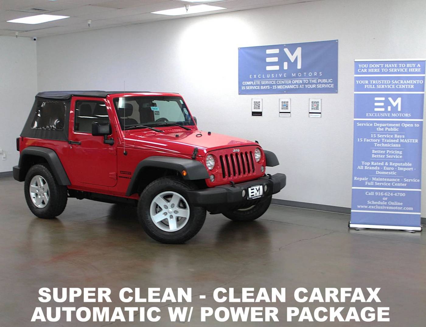 2016 Jeep Wrangler Sport — SUV — 83,448 mi — Sacramento, CA