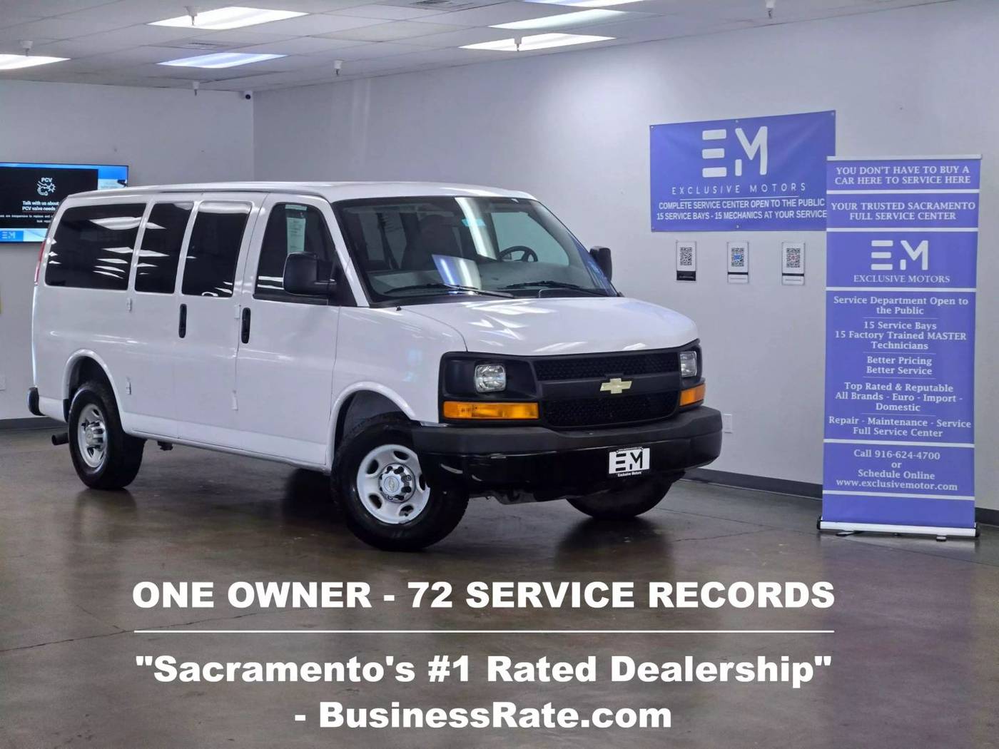 2012 Chevrolet Express Passenger LS — Passenger Van — 87,668 mi — Sacramento, CA