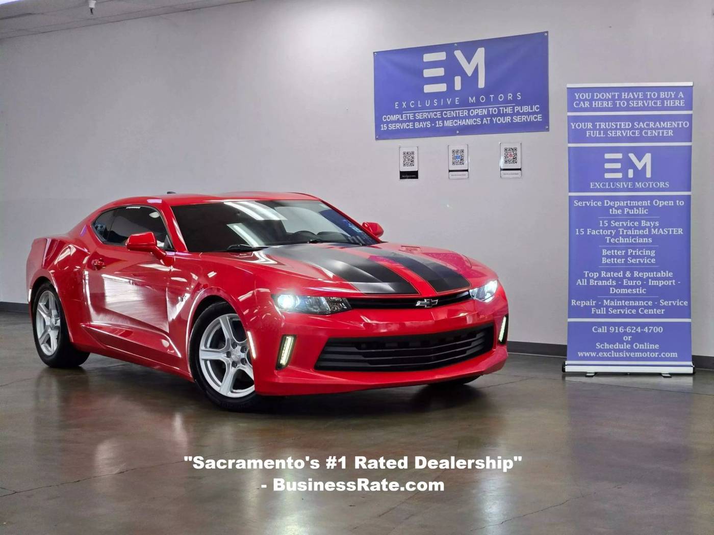 2018 Chevrolet Camaro 1LT — Coupe — 77,927 mi — Sacramento, CA
