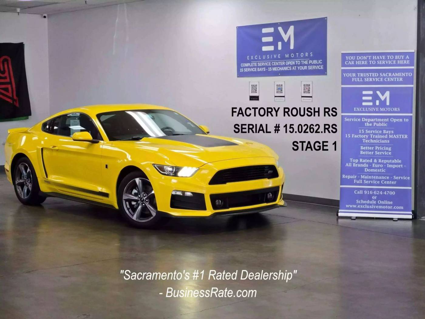 2015 Ford Mustang V6 — Coupe — 54,168 mi — Sacramento, CA