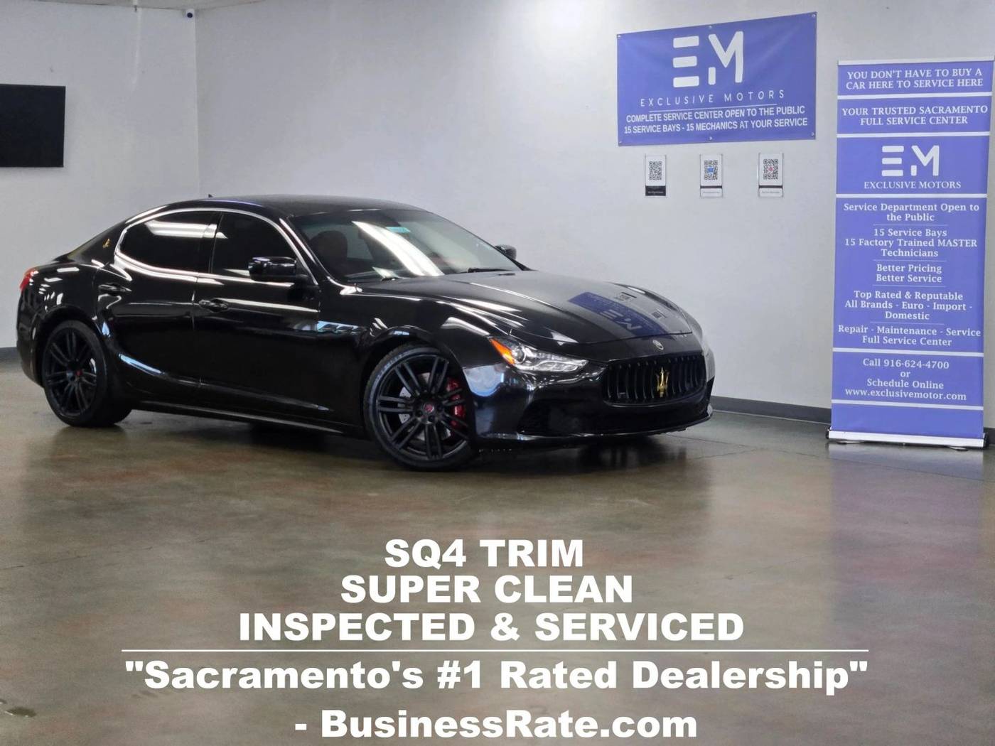 2015 Maserati Ghibli S Q4 — Sedan — 82,358 mi — Sacramento, CA